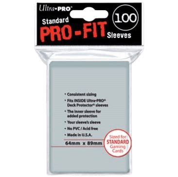 Ultra PRO - Koszulki - Pro-Fit (Perfect Fit) Inner Sleeves 100 szt. (Standard Size)