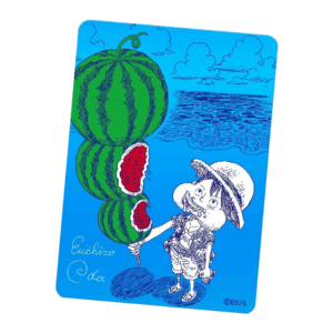One Piece - NatsuComi 2026 - Metal Holo Card - Watermelon Luffy [JP]