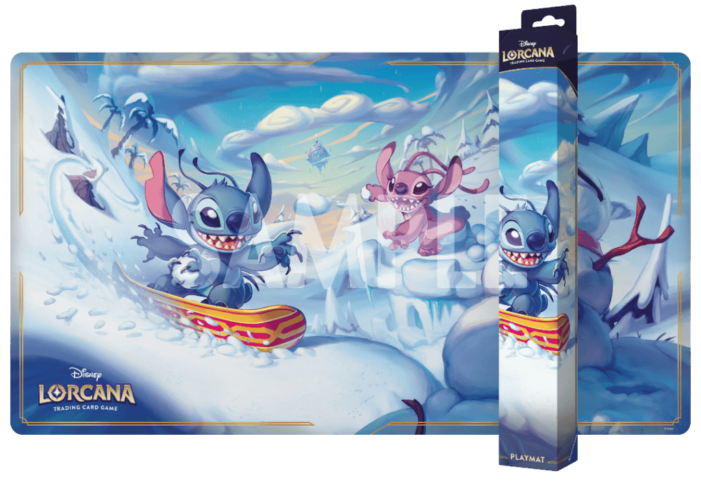Disney Lorcana TCG - Playmat - Winterspell - Stitch and Angel